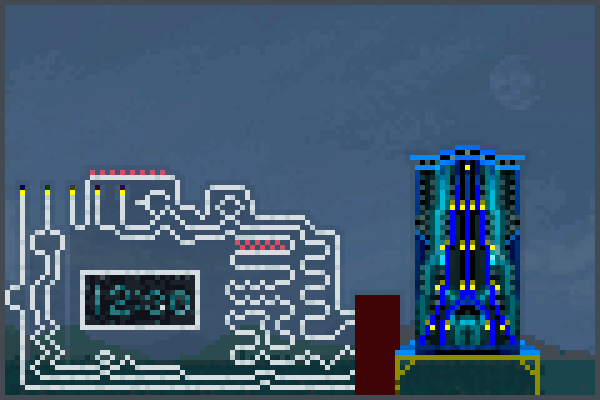 salve o predio  Pixel Art