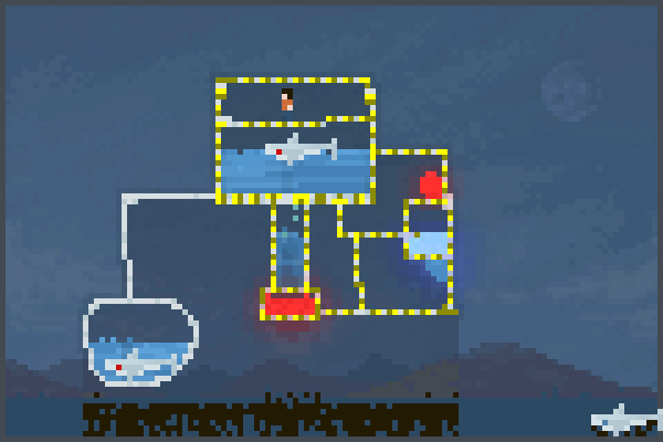 shark tester Pixel Art