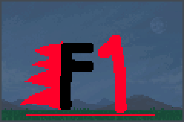 logo formula 1 Pixel Art