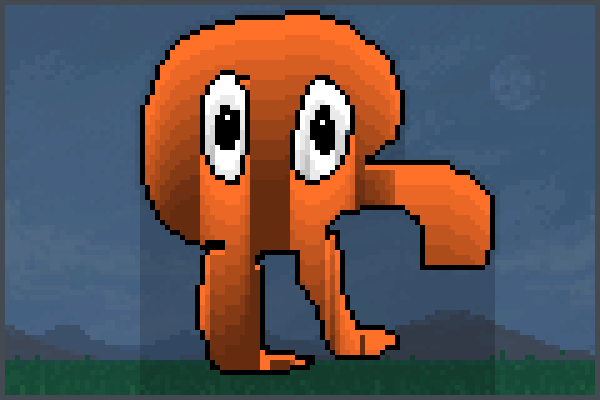 Qbert PixelArt1 Pixel Art