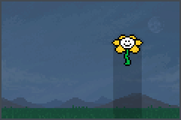 Flowey Pixel Ar Pixel Art