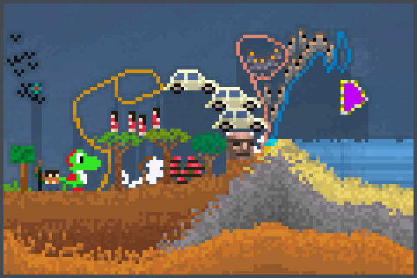 Yoshi Sce632 Pixel Art