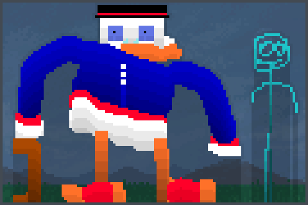 Ducktales En24 Pixel Art