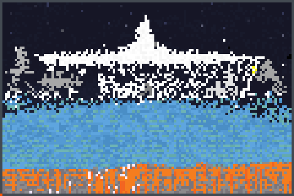 An Alien World. Pixel Art