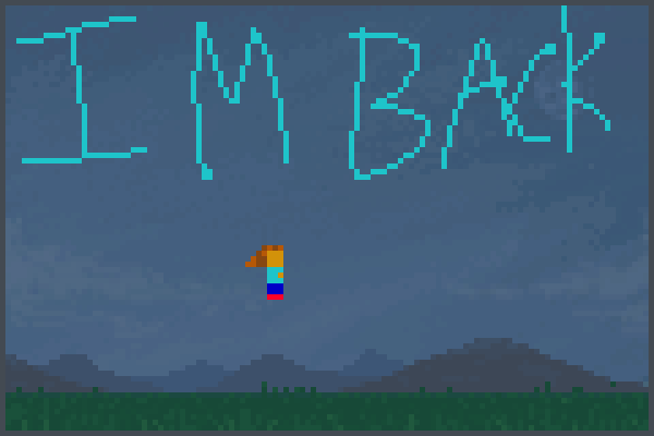 I A M B A C K Pixel Art