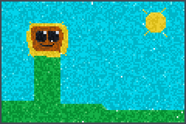 Sunflower Art2 Pixel Art