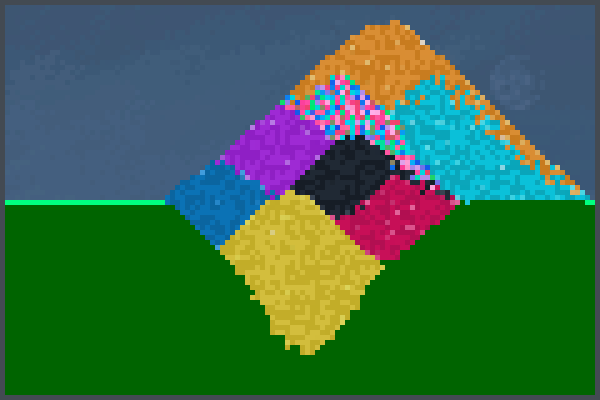 multicolor mont Pixel Art