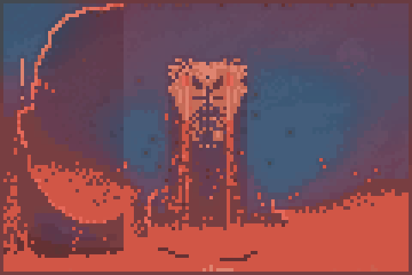 ON FIRE, MAN!!! Pixel Art