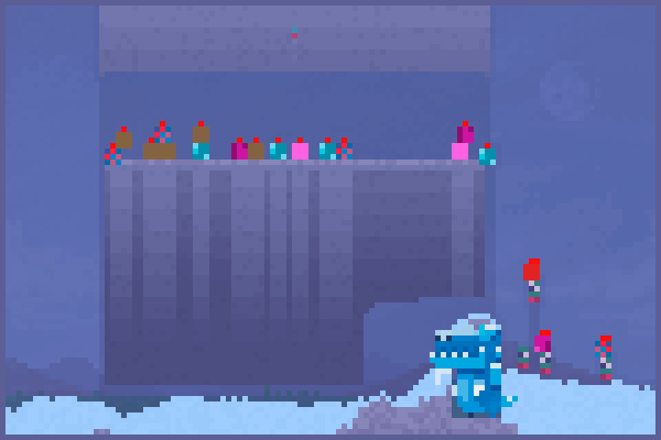 Xmas Box Pixel Art