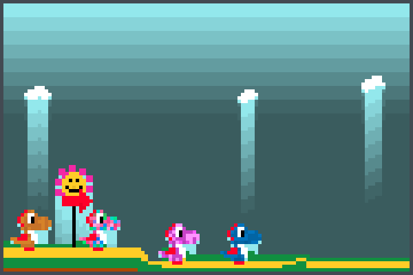 Yoshi WSYMYQYSY Pixel Art