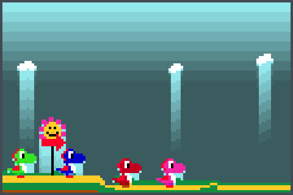 Yoshi Wookam6 Pixel Art