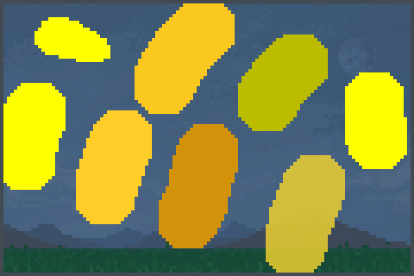 all yellow elem Pixel Art