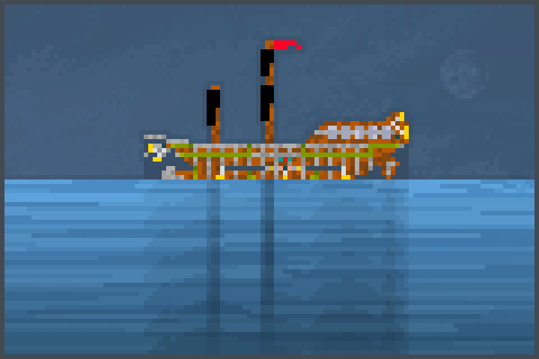 pirate mech Pixel Art