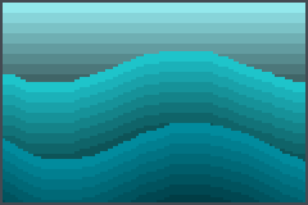 agua simple Pixel Art