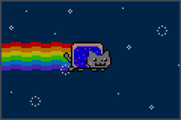 RedandBlueCat Pixel Art