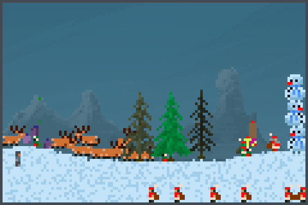 XX=Mas Trees Pixel Art