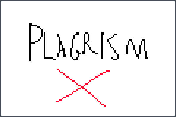 No plagrism Pixel Art