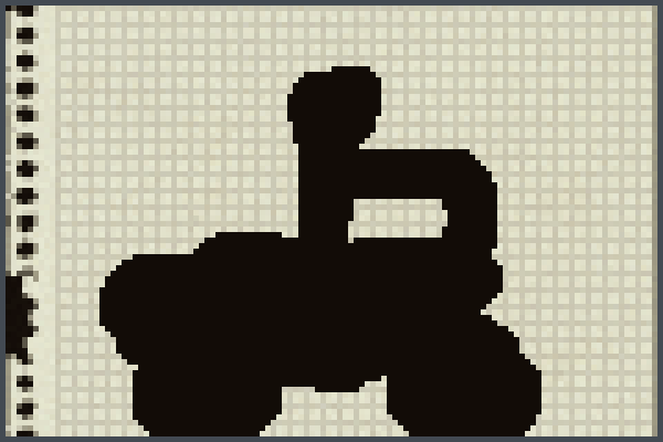 Draw Rider Art Pixel Art