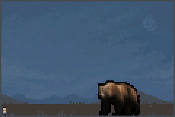 Hero Bear Pixel Art