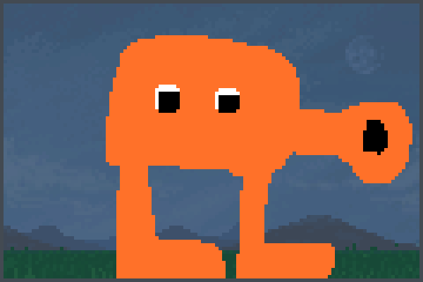 QbertAmaajaj Pixel Art