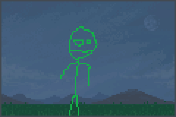 GampStickman Pixel Art