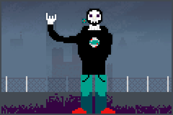 the adult sans Pixel Art