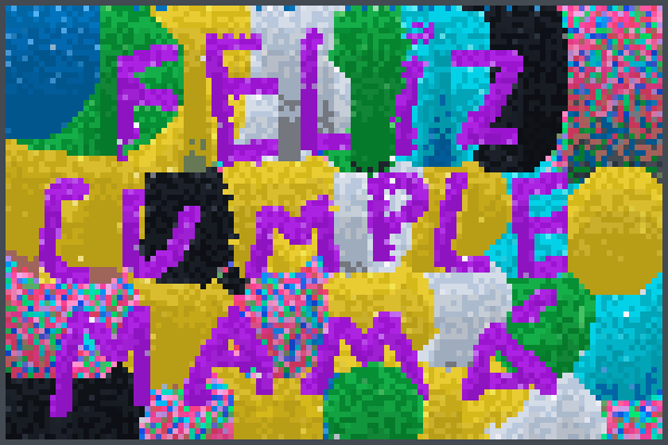 para mi mama Pixel Art