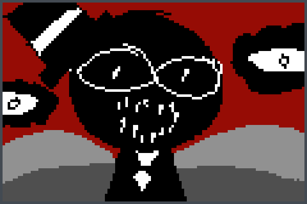 Sprunki black Pixel Art