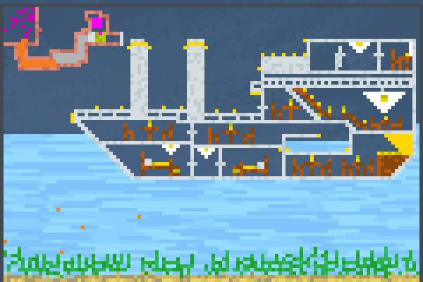 new titanic Pixel Art