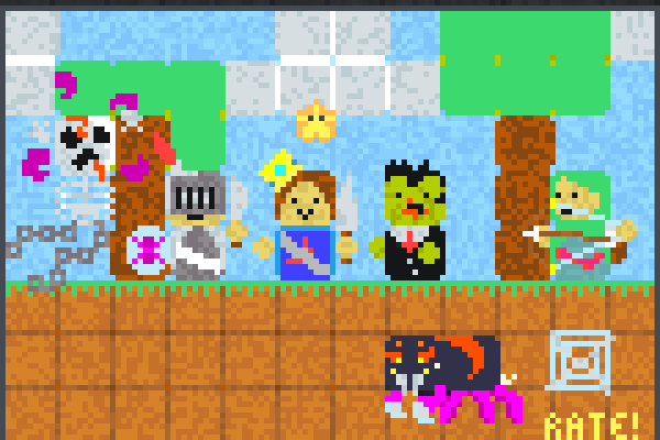 Pixel Warriors! Pixel Art