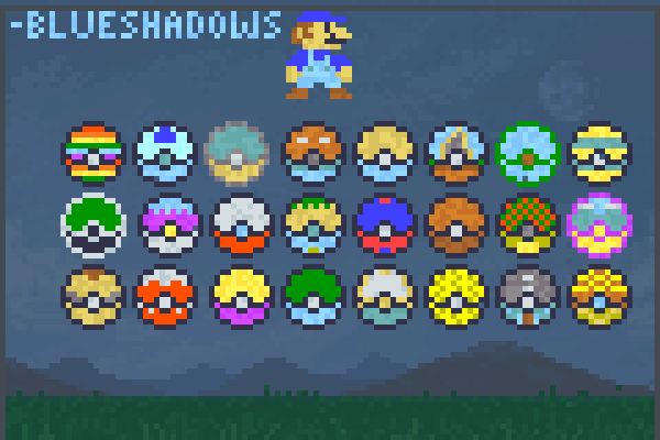 Custom Pokeblls Pixel Art