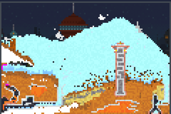  Xasier Frozen Pixel Art