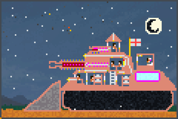 Invisable tank Pixel Art