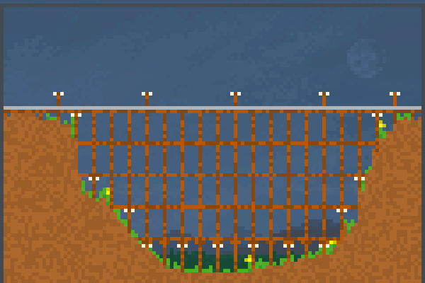 Train Trestles Pixel Art