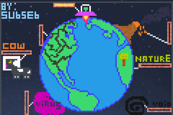 end=UFO Pixel Art