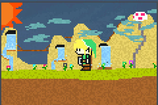 Links Awakening Pixel Art