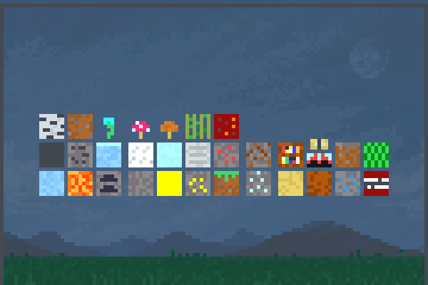 MinecraftBlock3 Pixel Art