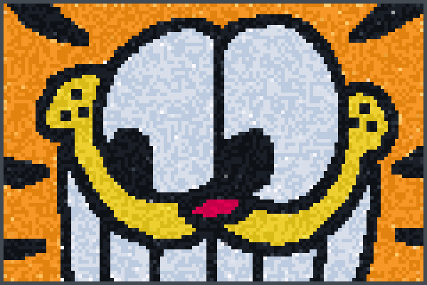 garfield2222222 Pixel Art