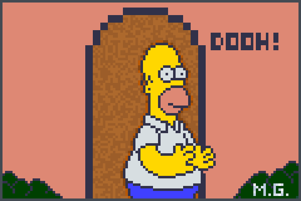 Homer S. Pixel Art