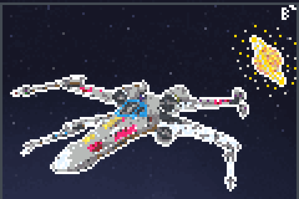 Arthurs xwing Pixel Art