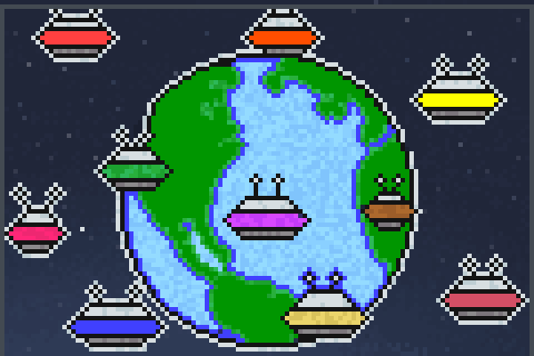 aLiEnZ .0. Pixel Art