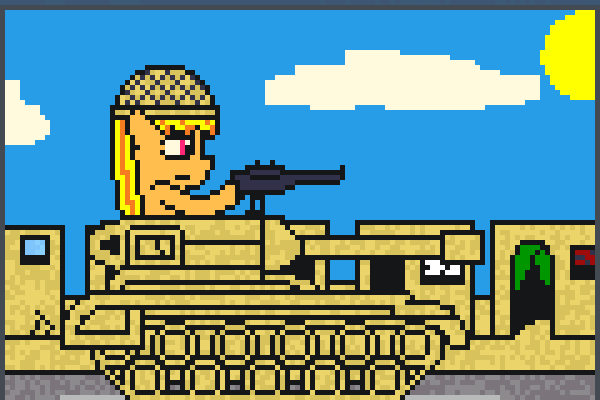 SuperTankPony Pixel Art