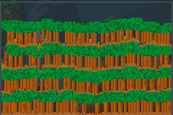 giant forest Pixel Art