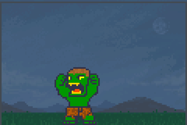 Hulk Pixel Art