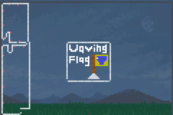 Waving Flag Pixel Art