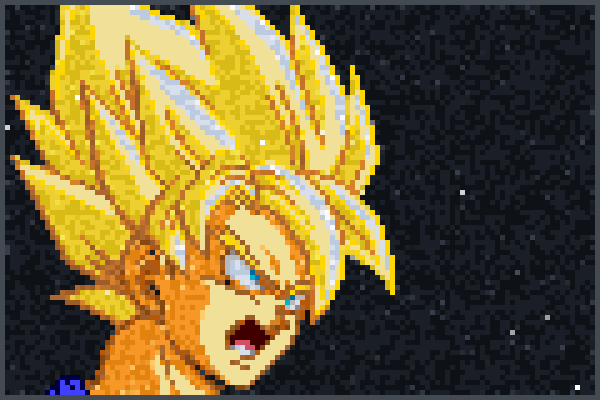 Its,Me Goku Pixel Art