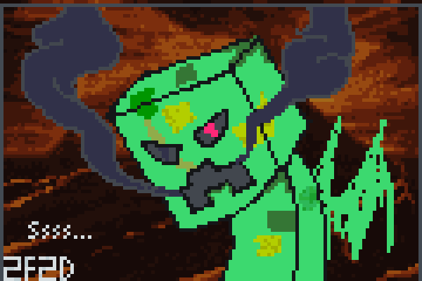 Angry Creeper() Pixel Art