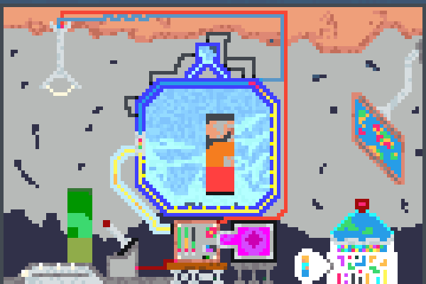 Cryonics Pixel Art