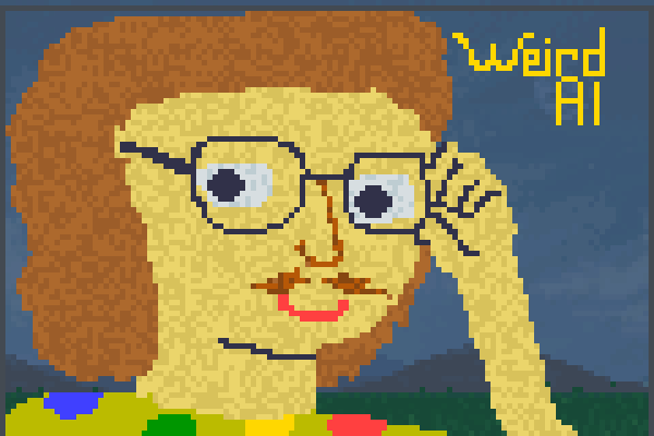 Weird Al Pixel Art