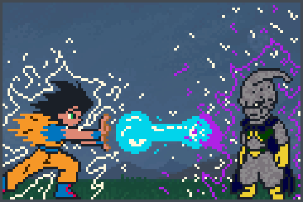 buu saga 1 part Pixel Art